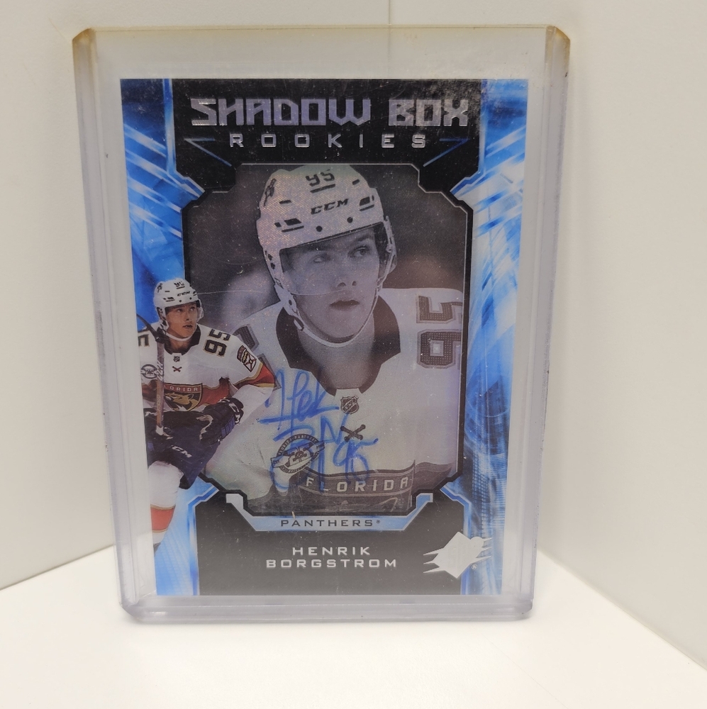 Shadow Box Rookies Hockey Card
